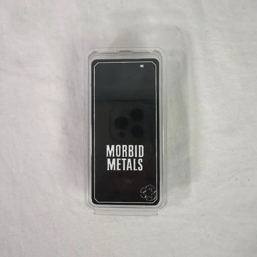 Morbid Metals NEW 4g Black Acrylic Ear Lobe Spikes and Plugs Set Body Jewelry